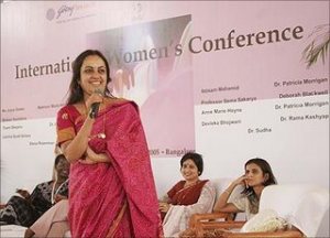 Bhanu didi at International Women's Conference
